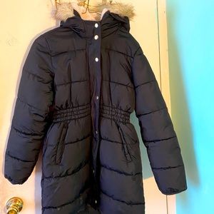 Black winter Puffer jacket